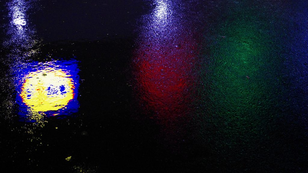 Bunte Regennacht