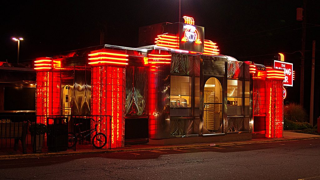 Diner in Philadelphia USA
