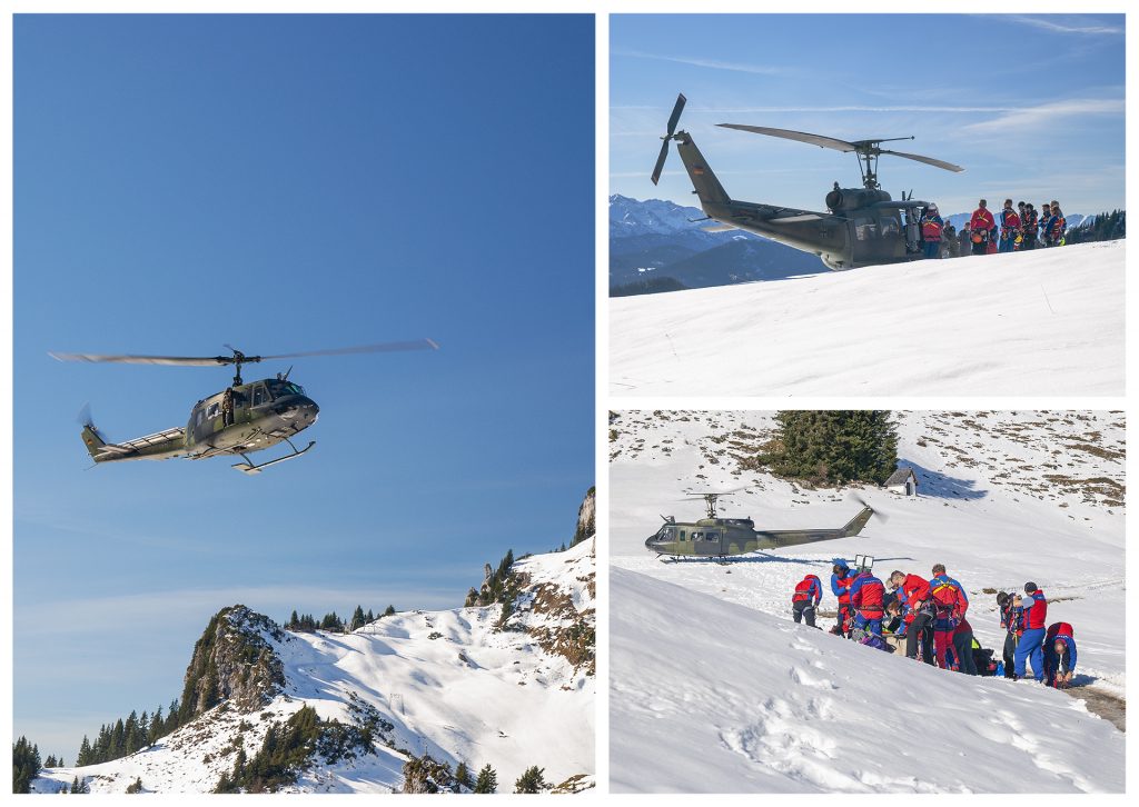 Rettungsübung am Brauneck
