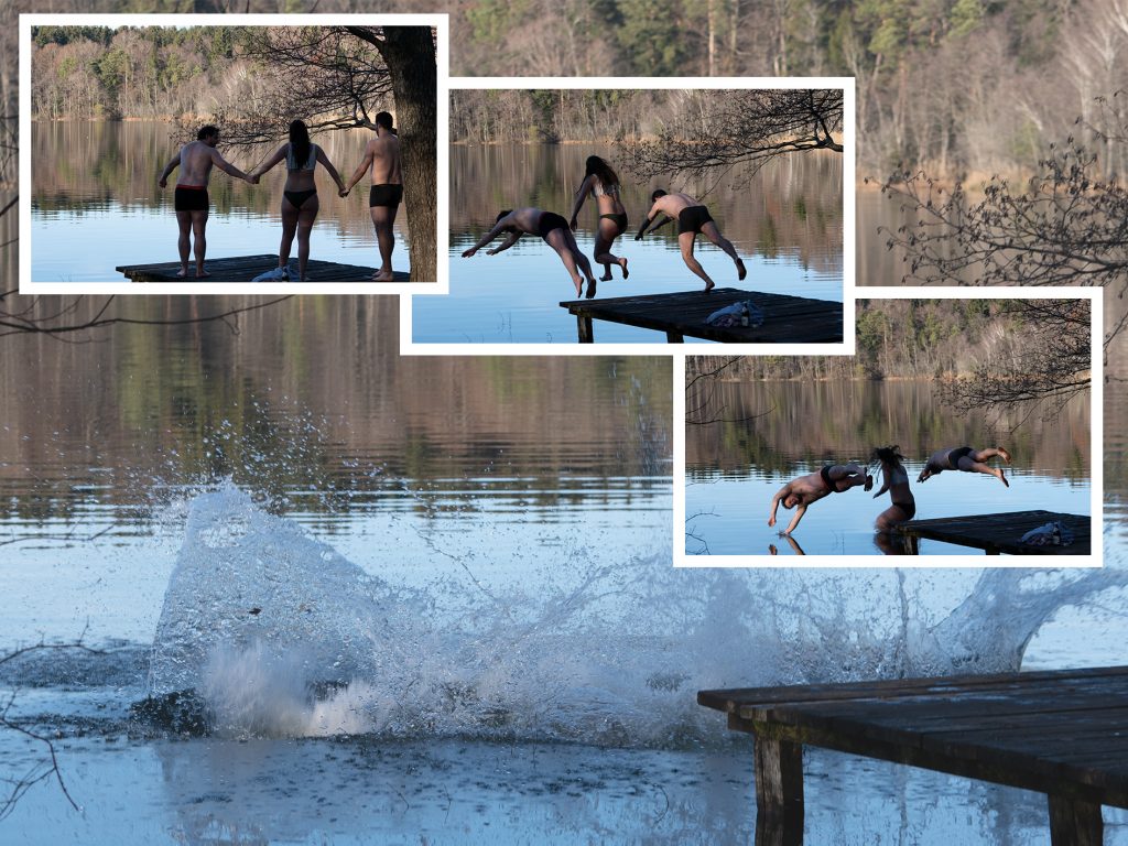 Sprung ins kalte Wasser