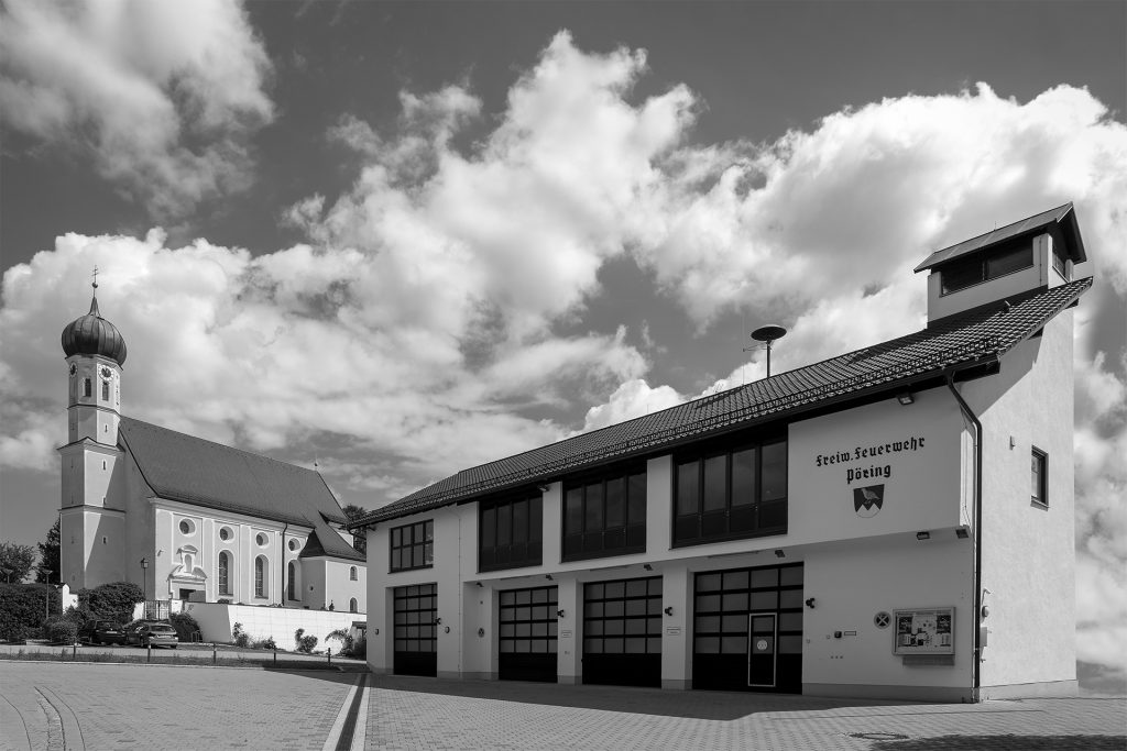 St-Georg und Feuerwehr Pöring