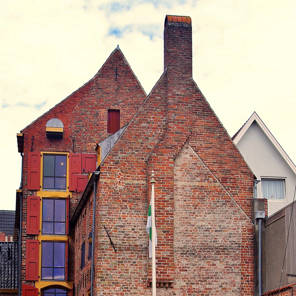 schräge Architektur: Groningen Altstadt