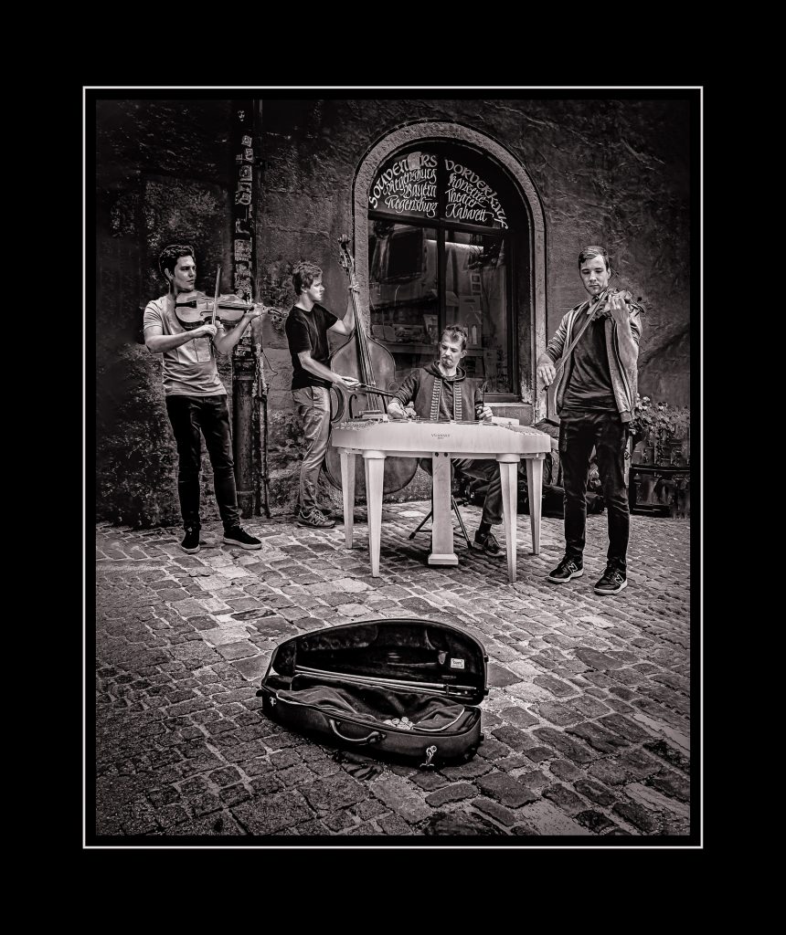 Tschechische Straßenmusikanten