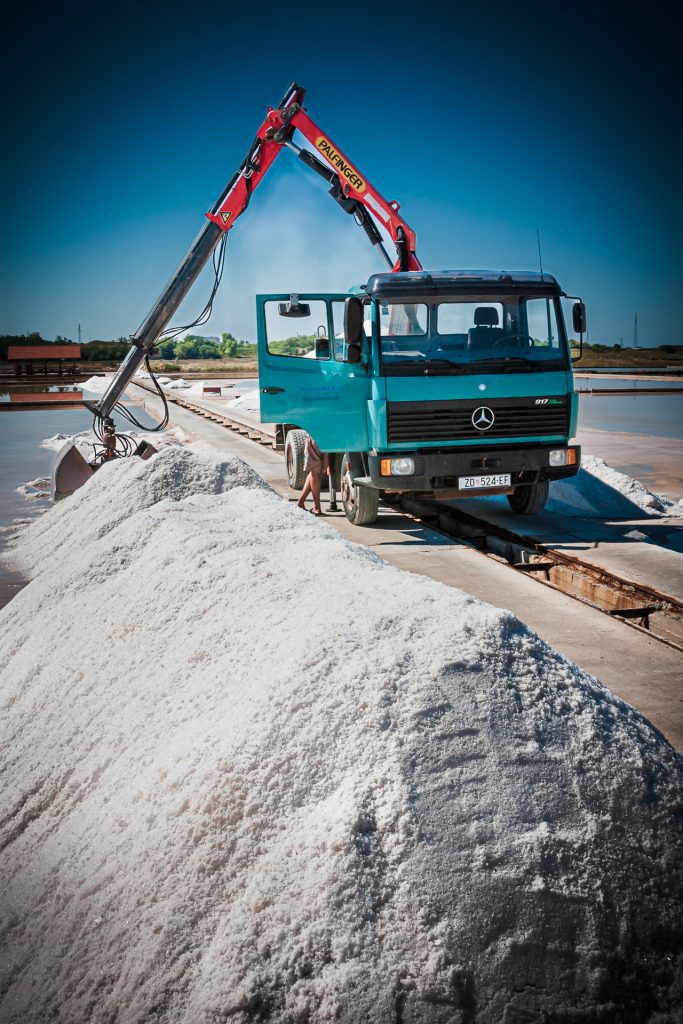 In der Saline des kroatischen Nins