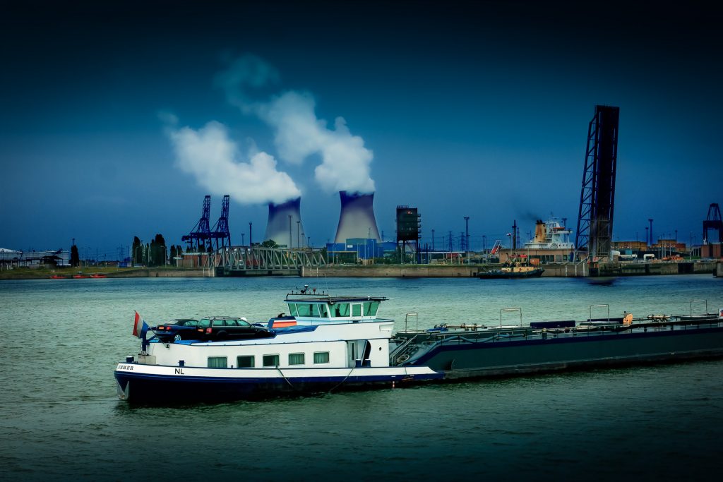 Im Hafen von Antwerpen