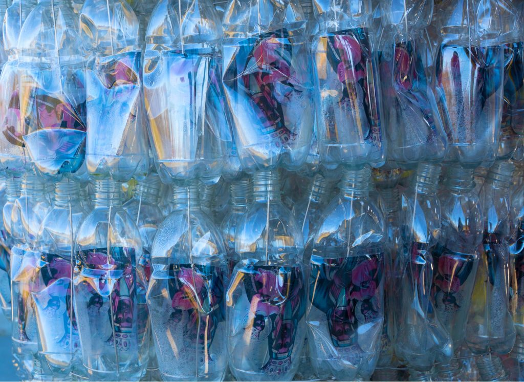recycled Plastikflaschen