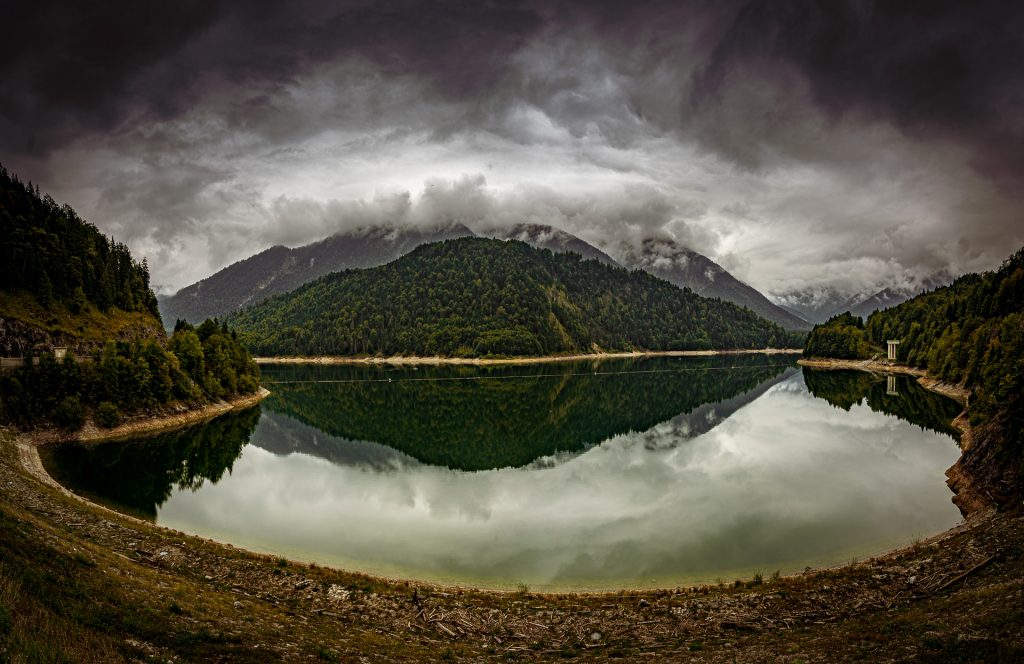 Sylvenstein-Stausee.