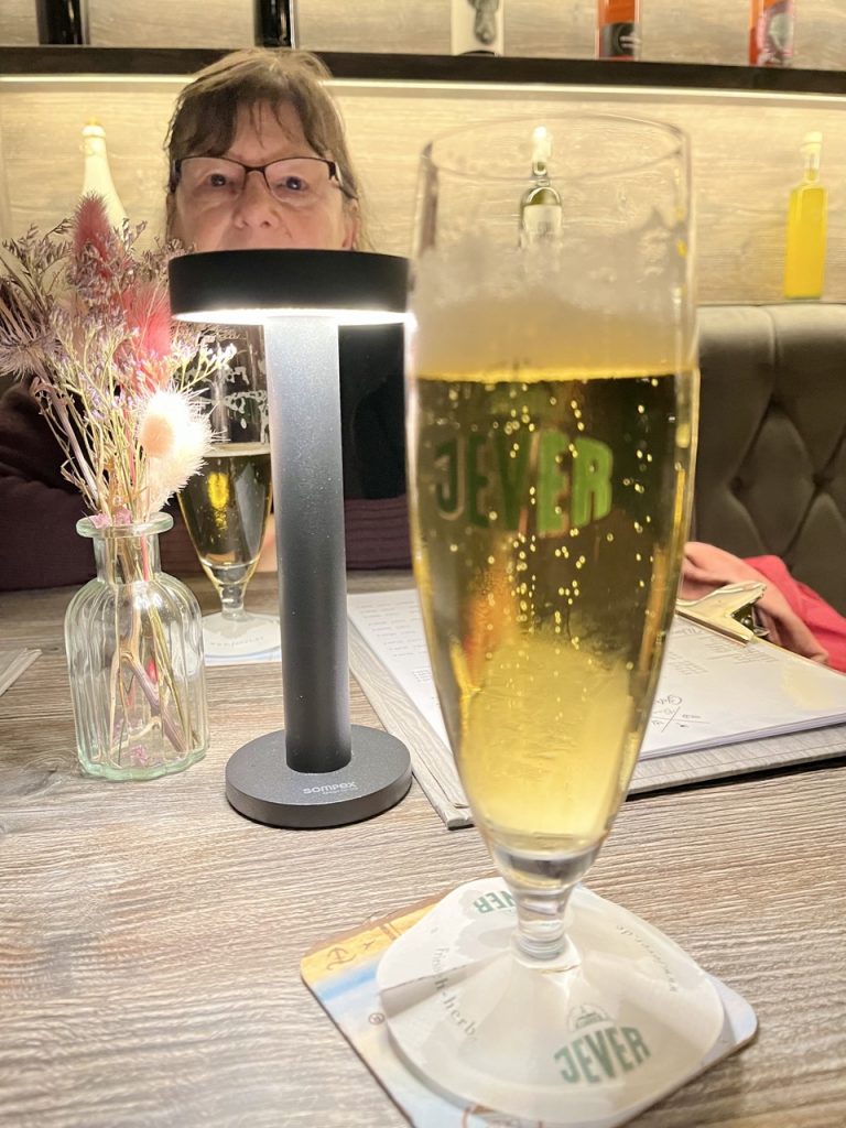 Ein Jever Pils vom Fass