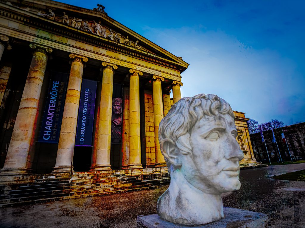 Kopf nicht in der Glyptothek