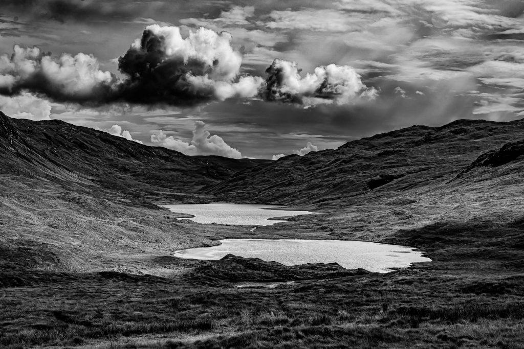 Wolken über den Hebriden