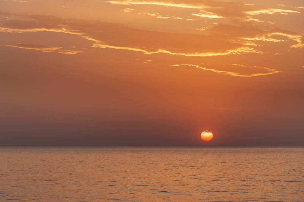 Sonnenuntergang am Atlantik