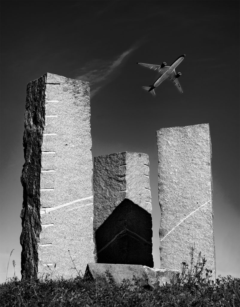 Flug über Stonehenge in Poing