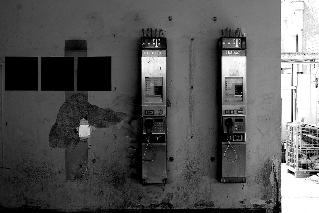 selten geworden: öffentliche Telefone