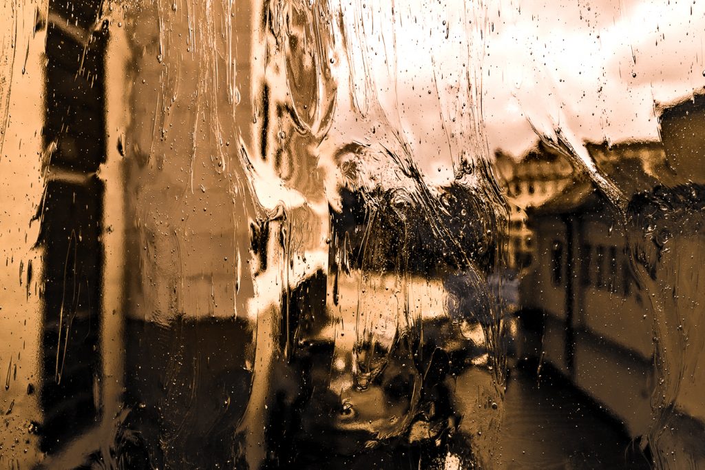 Blick durch Münchner Fenster