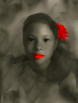 Robert Heitzer, Roter Mund und rote Rose