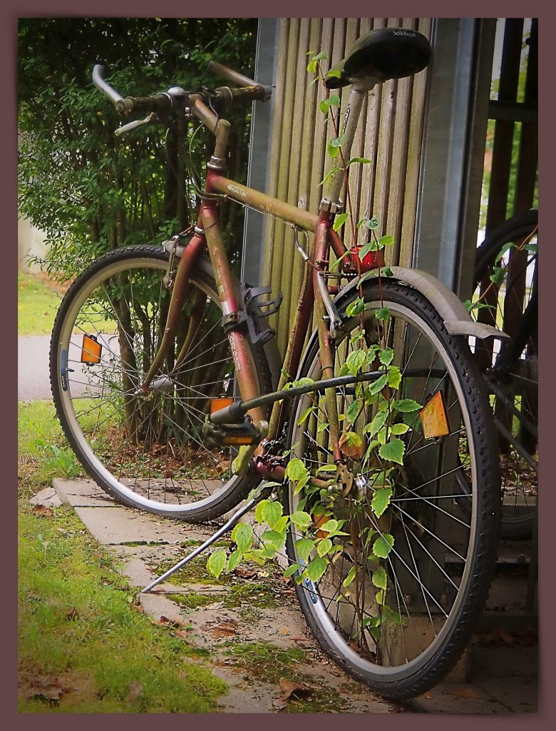 Ausrangiertes Fahrrad