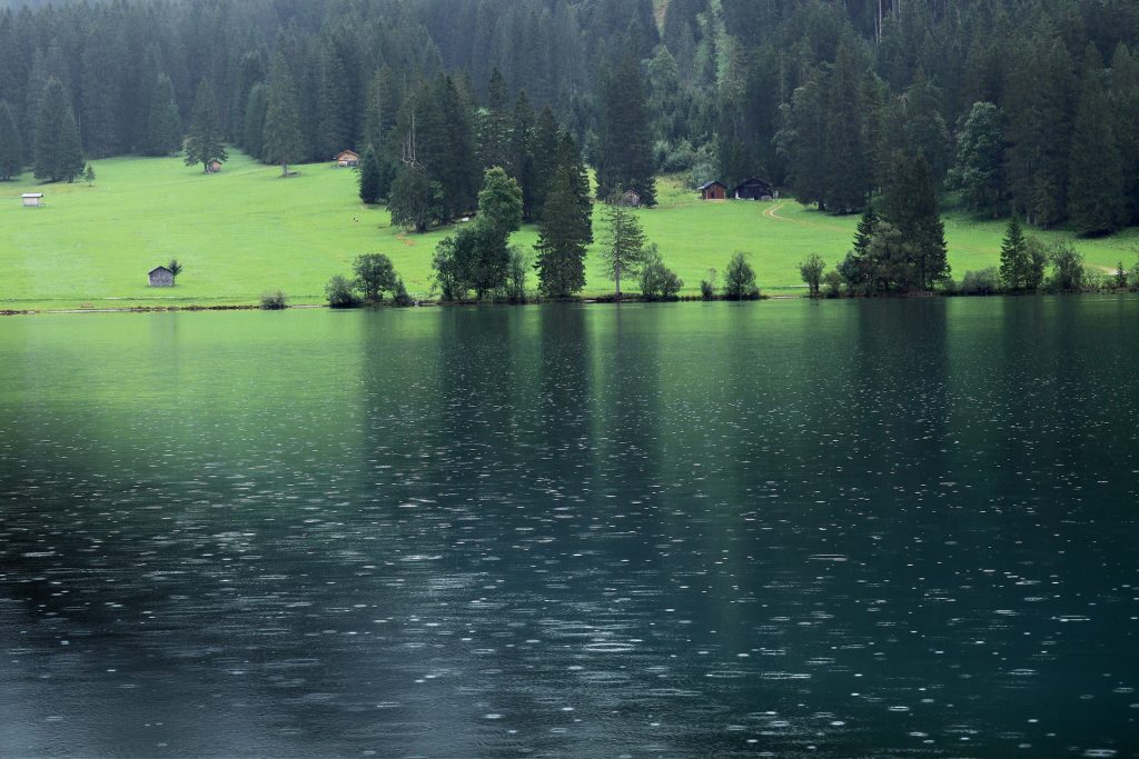 Vilsaplsee im Regen