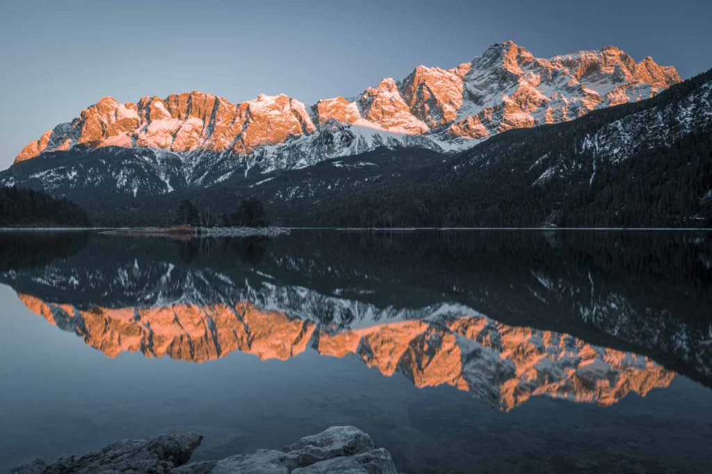 Eibsee mit Zugspitzmassiv