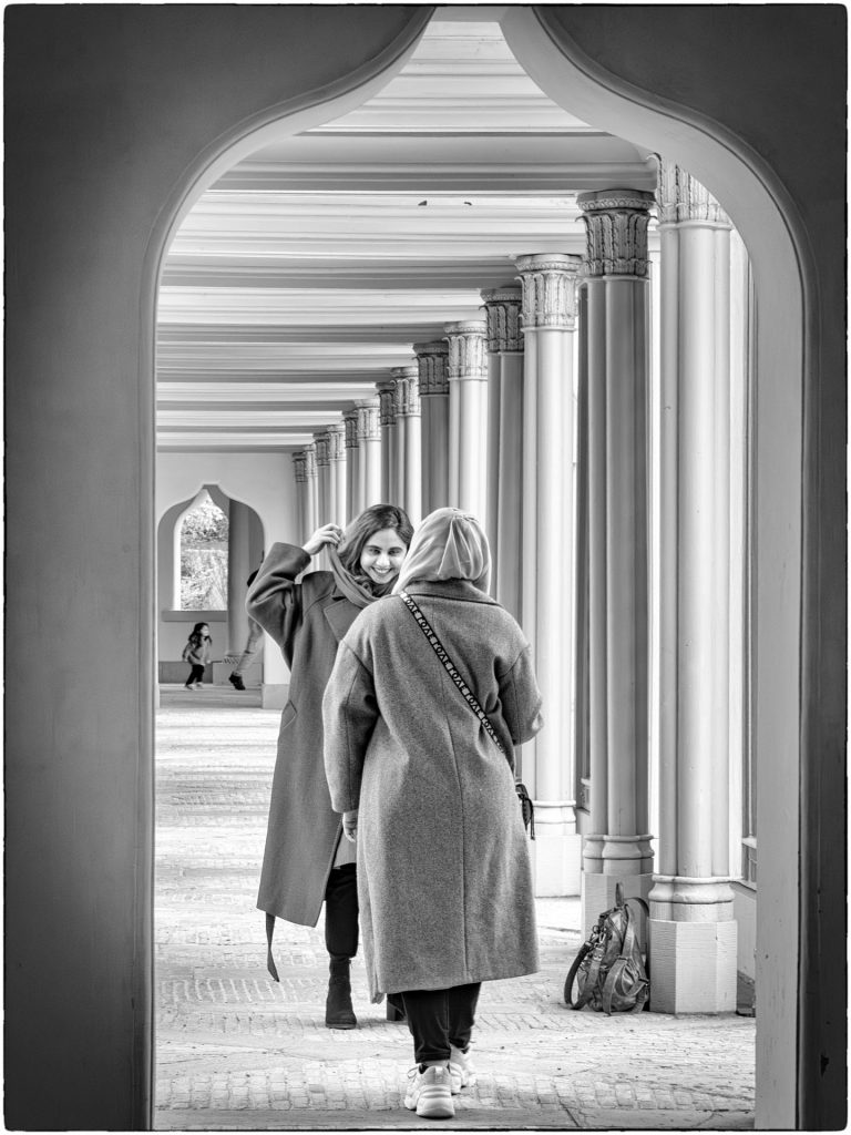 gerahmt von der Arkade