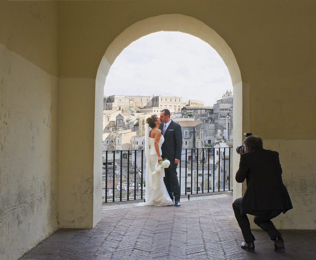 Brautpaar in Matera