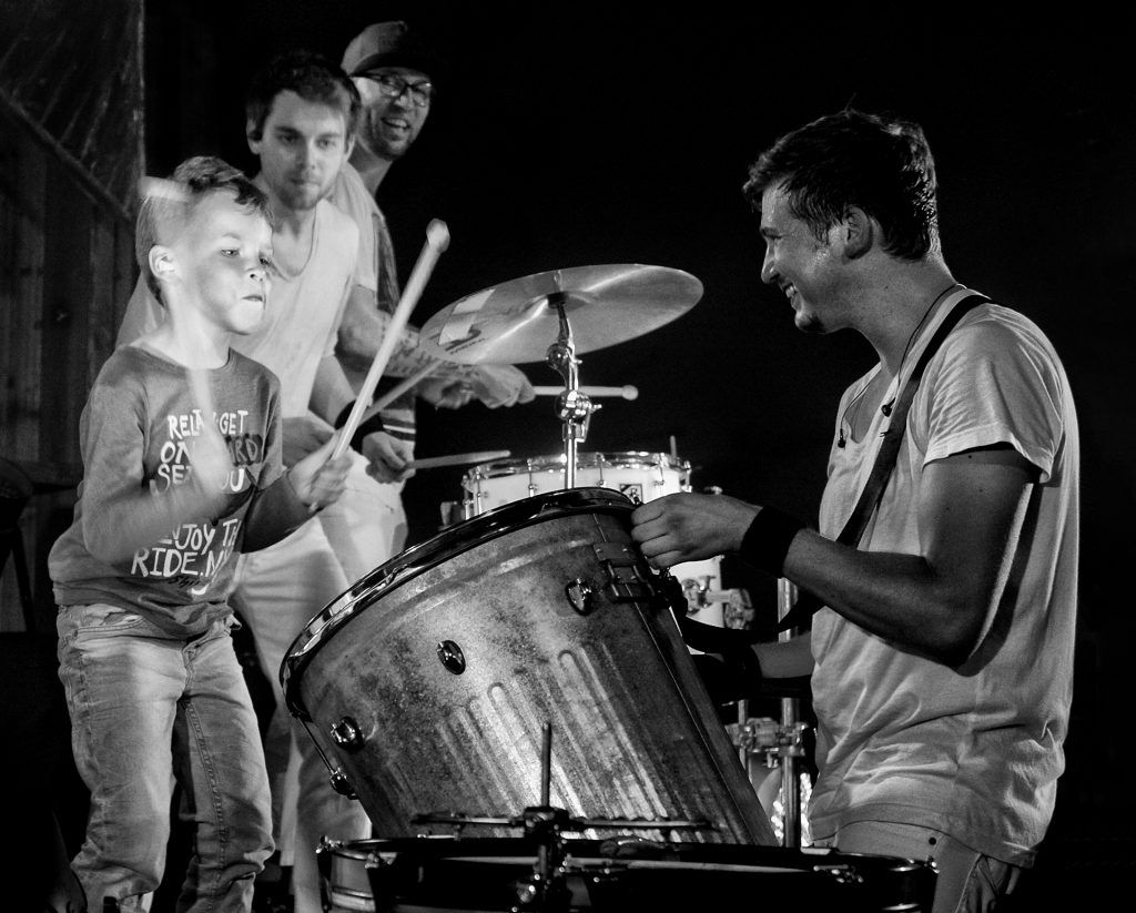 Junger Drummer