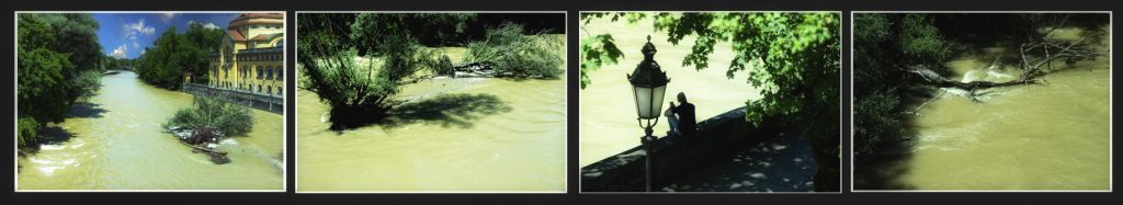 Hochwasser an der Isar