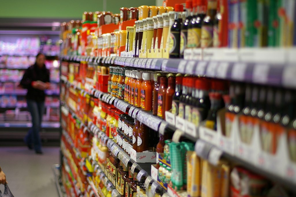 Supermarkt bunt 50 mm